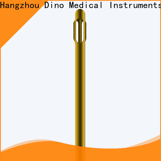 Dino factory price ladder hole cannula company for promotion