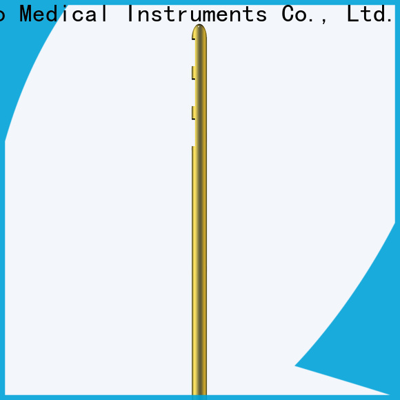 Dino circular hole cannula factory bulk production